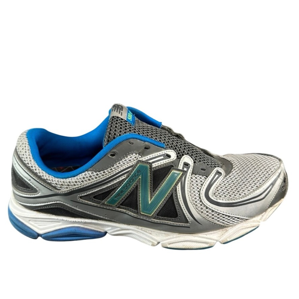 New Balance 580 v3 Mens Running Shoes Grey Blue W580GY3 Low Top Sneakers 13 4E